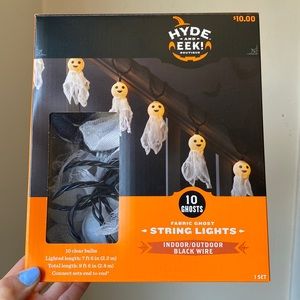 Halloween indoor/outdoor lights.